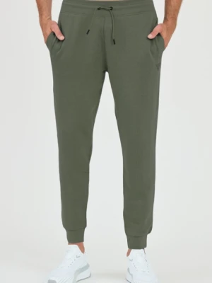 GUESS Zielone męskie spodnie dresowe Aldwin, Rozmiar XL