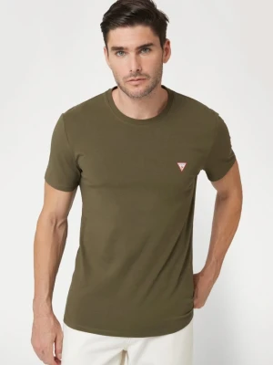 GUESS Zielony t-shirt męski Core Tee Str