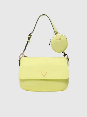 GUESS Żółta torebka z małym portfelikiem eco gemma