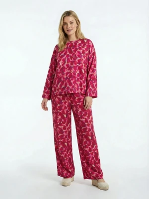 Guido Maria Kretschmer Bluzka damska Kobiety wiskoza (100%) wyrazisty róż,