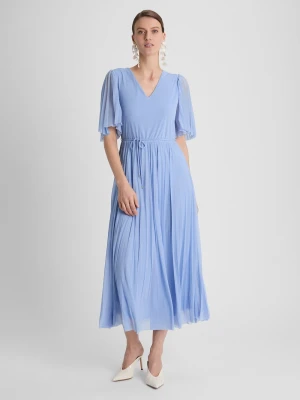 Guido Maria Kretschmer Damska sukienka maxi - Daphne Kobiety Sztuczne włókno lila jednolity,