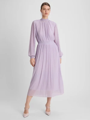Guido Maria Kretschmer Damska sukienka maxi - Kate Kobiety Sztuczne włókno lila jednolity,