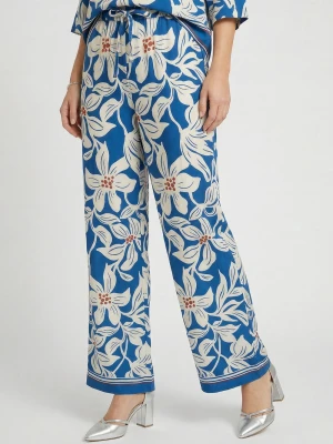 Guido Maria Kretschmer Damskie spodnie materiałowe - Rylie Kobiety wiskoza niebieski,