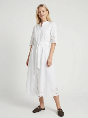 Guido Maria Kretschmer Sukienka damska z bluzką Kobiety Bawełna (100%) biały,
