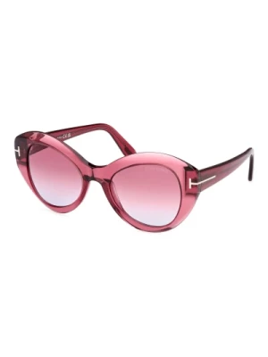 Guinevere Sunglasses in Shiny Red/Violet Tom Ford