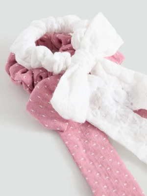 Gumka do włosów z kokardą biały - Dzieci - Rozmiar uniwersalny - MANGO KIDS