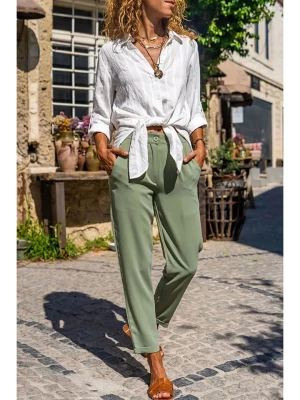 Gunes Kizi Spodnie w kolorze oliwkowym rozmiar: 36