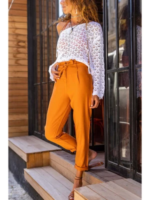 Gunes Kizi Spodnie w kolorze pomarańczowym rozmiar: 42