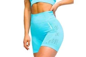 GymHero California Cute Shorts BABYBLUE, Damskie, Niebieskie, spodenki, poliamid, rozmiar: L