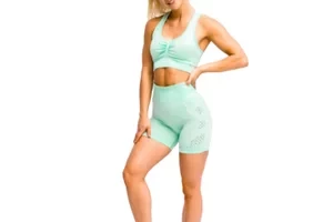 GymHero California Cute Shorts MINT, Damskie, Zielone, spodenki, poliamid, rozmiar: M