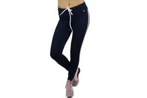 GymHero Leggins LEGG-RACE, Damskie, Granatowe, leginsy, bawełna, rozmiar: XS