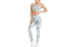 GymHero Leggins MINT-MEADOW, Damskie, Niebieskie, leginsy, poliester, rozmiar: S