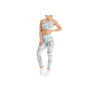 GymHero Leggins MINT-MEADOW, Damskie, Niebieskie, leginsy, poliester, rozmiar: S