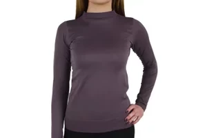 GymHero Longsleeve Seamless 767-MAUVE, Damskie, Fioletowe, longsleevy, poliamid, rozmiar: L