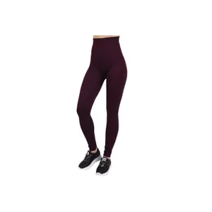 GymHero Push Up Leggings 763-BURGUND, Damskie, Bordowe, leginsy, poliamid, rozmiar: S