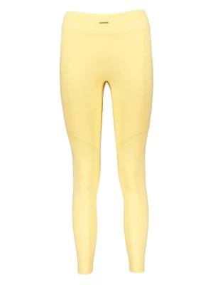 Gymshark Legginsy sportowe "Whitney V3" w kolorze żółtym rozmiar: XL
