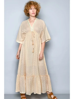 H.H.G. Sukienka w kolorze beżowym rozmiar: S