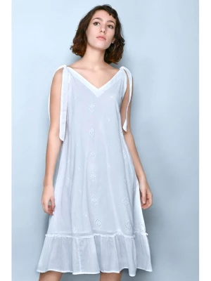 H.H.G. Sukienka w kolorze białym rozmiar: M