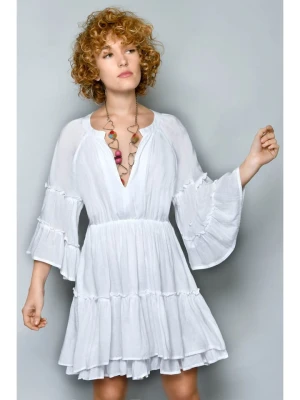 H.H.G. Sukienka w kolorze białym rozmiar: M