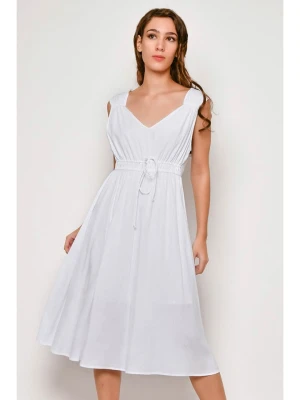 H.H.G. Sukienka w kolorze białym rozmiar: M