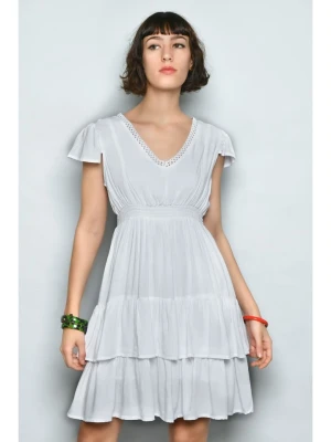 H.H.G. Sukienka w kolorze białym rozmiar: M