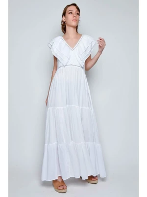 H.H.G. Sukienka w kolorze białym rozmiar: M