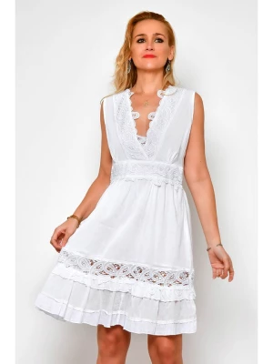 H.H.G. Sukienka w kolorze białym rozmiar: XL
