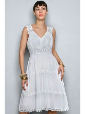 H.H.G. Sukienka w kolorze białym rozmiar: XL