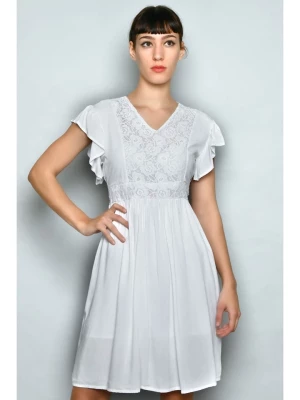 H.H.G. Sukienka w kolorze białym rozmiar: S