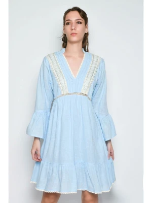 H.H.G. Sukienka w kolorze błękitnym rozmiar: L