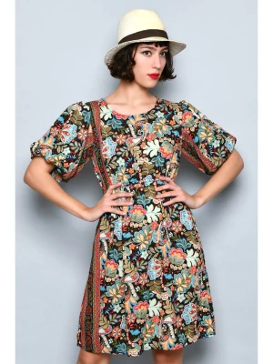 H.H.G. Sukienka w kolorze czarnym ze wzorem rozmiar: L