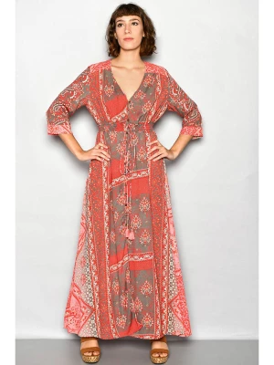 H.H.G. Sukienka w kolorze czerwonym ze wzorem rozmiar: S