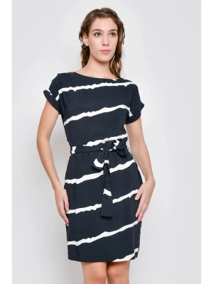 H.H.G. Sukienka w kolorze granatowo-białym rozmiar: XL