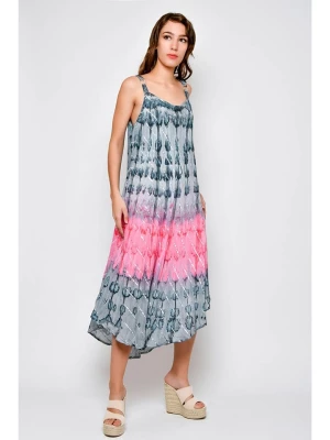 H.H.G. Sukienka w kolorze granatowo-różowym rozmiar: S