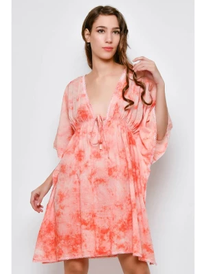 H.H.G. Sukienka w kolorze koralowym rozmiar: onesize
