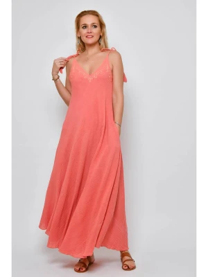 H.H.G. Sukienka w kolorze koralowym rozmiar: onesize