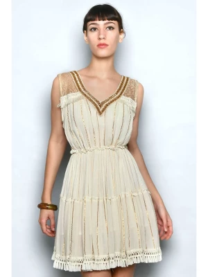 H.H.G. Sukienka w kolorze kremowym rozmiar: XL