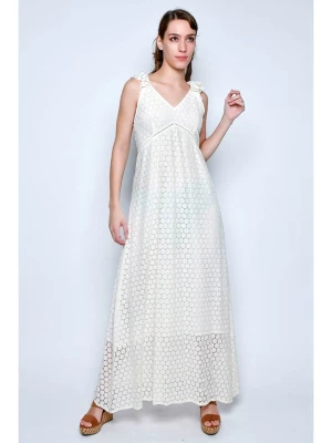 H.H.G. Sukienka w kolorze kremowym rozmiar: L