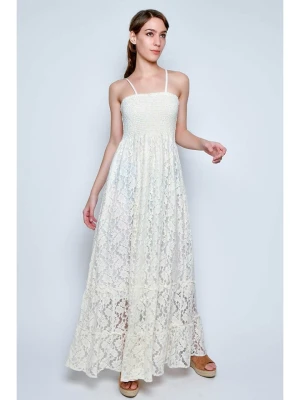 H.H.G. Sukienka w kolorze kremowym rozmiar: XL