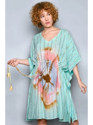 H.H.G. Sukienka w kolorze miętowo-jasnobrązowo-jasnoróżowym rozmiar: S