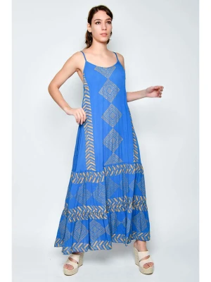 H.H.G. Sukienka w kolorze złoto-niebieskim rozmiar: L