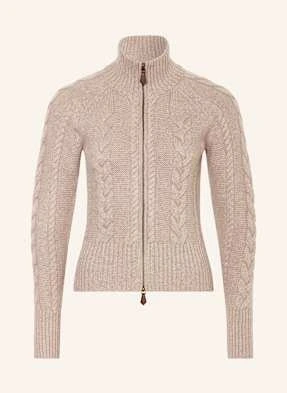 Habsburg Dzianinowa Kurtka W Stylu Janker Annabelle Z Kaszmiru beige