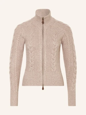 Habsburg Dzianinowa Kurtka W Stylu Janker Annabelle Z Kaszmiru beige