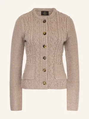 Habsburg Dzianinowa Kurtka W Stylu Janker Donna beige