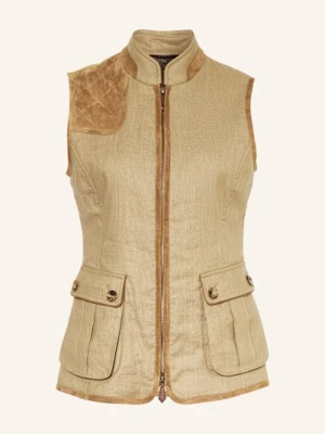 Habsburg Kamizelka Do Stroju Ludowego Falkenstein Z Lnem beige