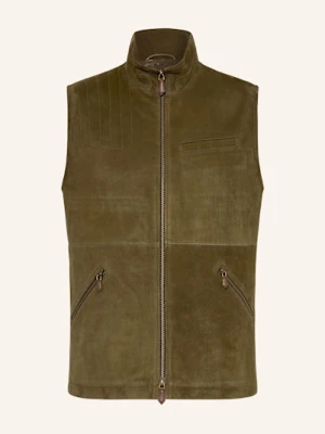 Habsburg Kamizelka Skórzana gruen