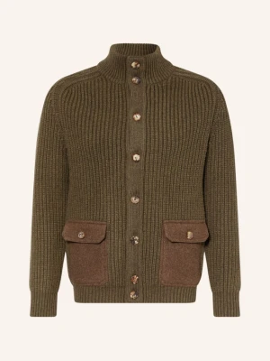 Habsburg Kardigan Aurelio gruen KHAKI