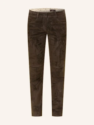 Habsburg Spodnie Skórzane Antau grau