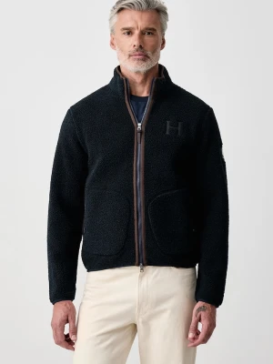 Hackett London bluza polarowa męska granatowy