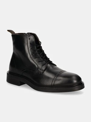 Hackett London buty skórzane EGMONT RANGE męskie kolor czarny HMS21411